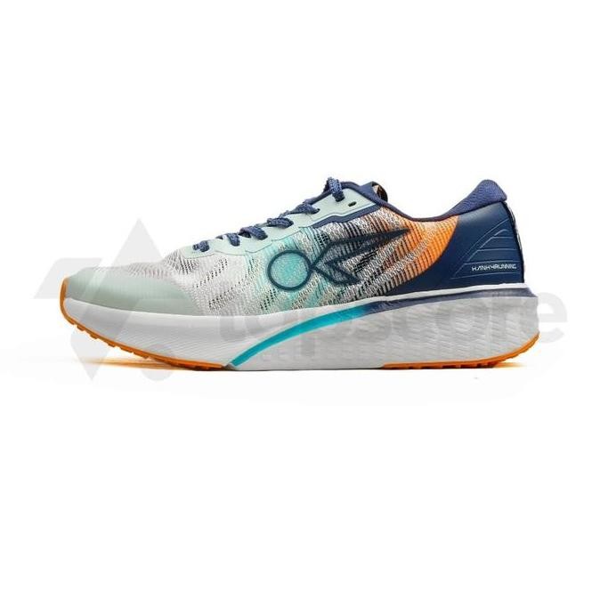 Sepatu Running Kanky Story Hageshi Karet Casual - Black Orange - Shoes