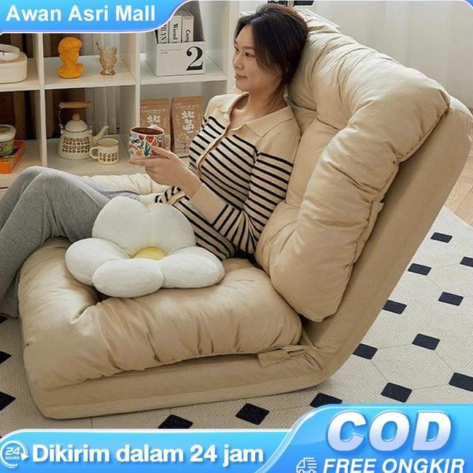Sofa lipat multifungsi, tahan air, tahan lama, kursi platform sederhana, penyesuaian multi-sudut, ku