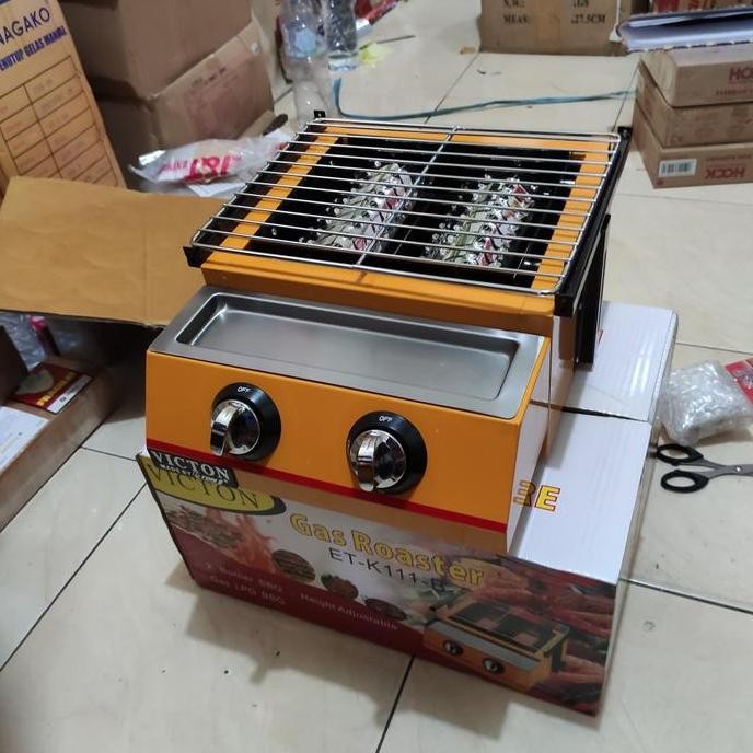 Panggangan/Bakaran Sosis 2 Tungku Gas