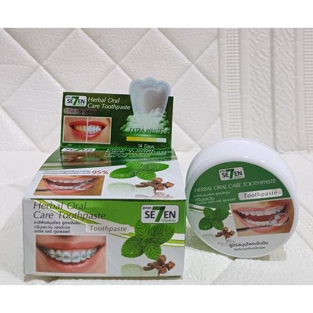 Ready Green Se7En Oral Care Tootasteodol Pemutih Gi Thailand