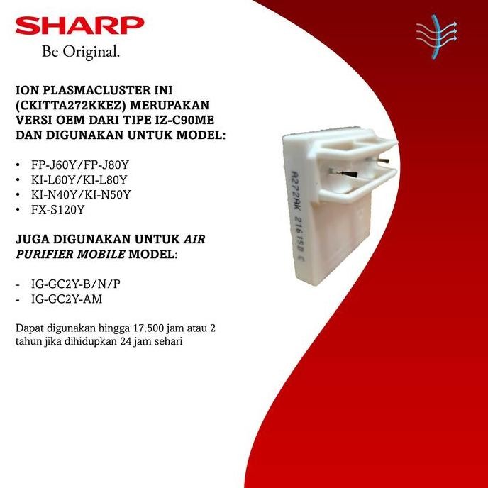 Ion Plasmacluster Fp-J80Y/Ckitta272Akkz (Iz-C90Me) Purifier