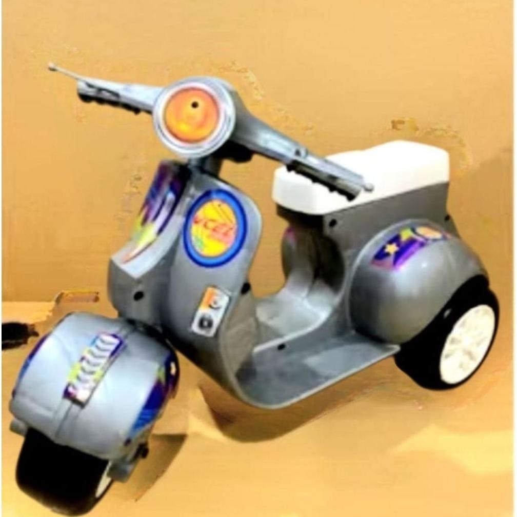 Mainan Vespa Anak Music Led vespa