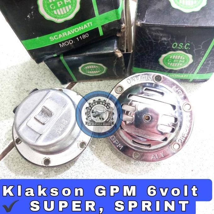 Premium Klakson vespa GPM MILANO Promo
