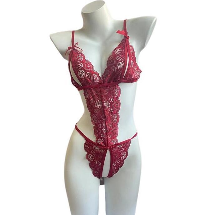 Coup- Moodstyle // Bt1207 Pakaian Dalam Nita Tipis Santai Fashion Setelan Gabung Size Kecil Merah Cd