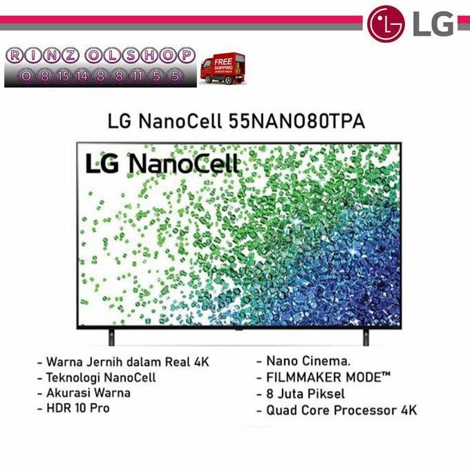 Bestseller- LED TV LG 55NANO80TPA SMART TV NANOCELL 55NANO80 2021 MAGIC REMOTE