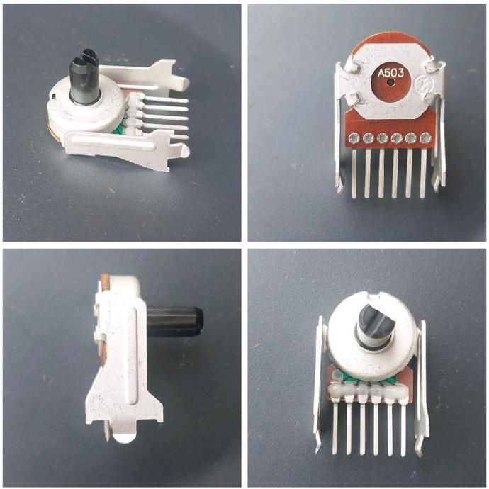 GLOSIR ( POTENSIO SISIR 6P ) POTENSIOMETER DUAL A503 B503 503 AUDIO SPEAKER PENGUAT POTENSIO METER V