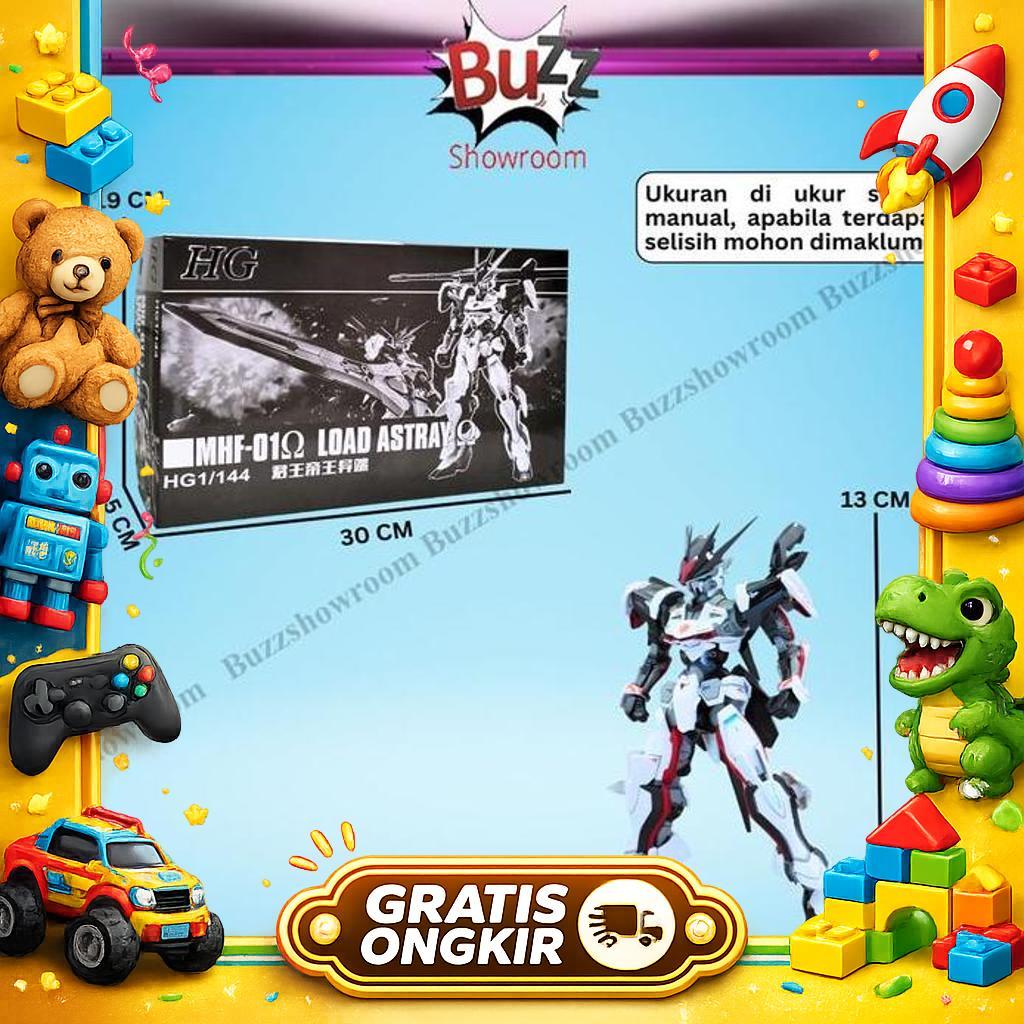 Load Astray Omega Cloak Hg 1/144 Deformation Figure Mainan Robot Gundam Wm