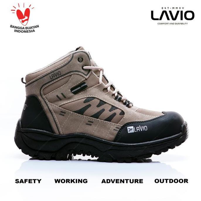 Coolbe- Sepatu Safety Boots Shoes Ujung Besi Lavio Axel