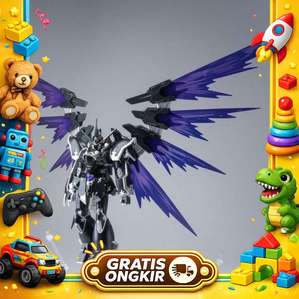 Chiba Model Hg 1/144 Black Knight Squad Cal-Re. A Black Ver Model Kit