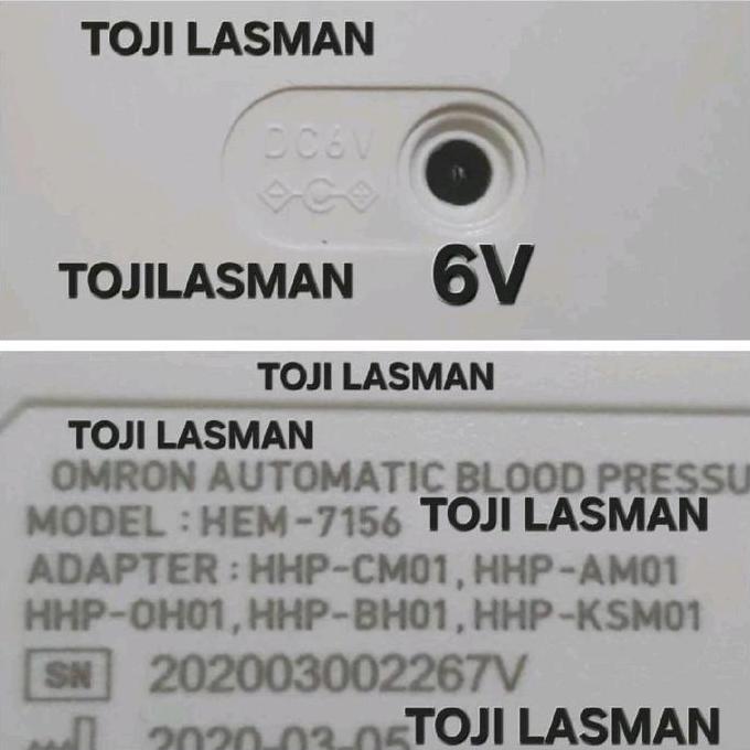 ( ADAPTOR OMRON BODI GEMUK ) SUPORT HEM 7121 J  ADAPTER CHARGER COLOKAN CASAN CARGE HEM7121J ALAT TE