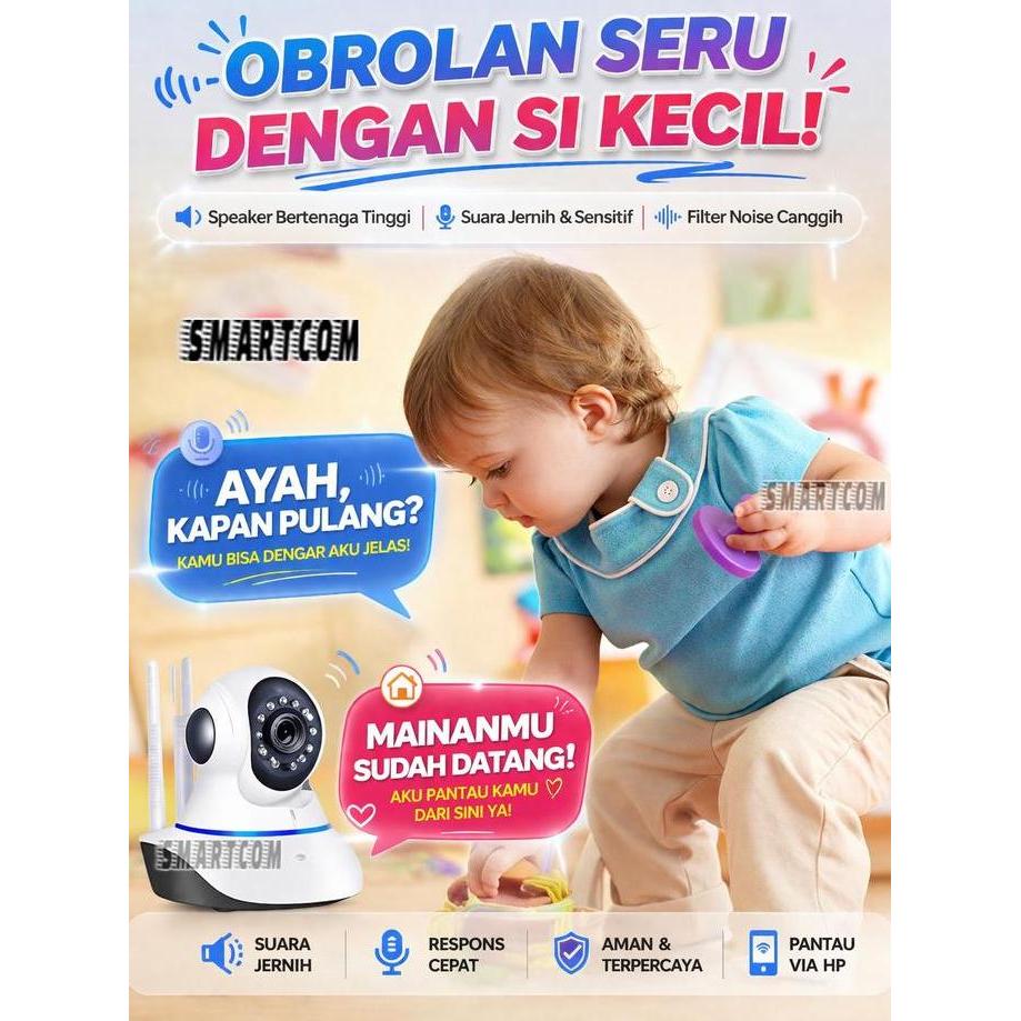 Baby Camera Wireless Cctv Ip Robot Wifi Audio With 4 Antena