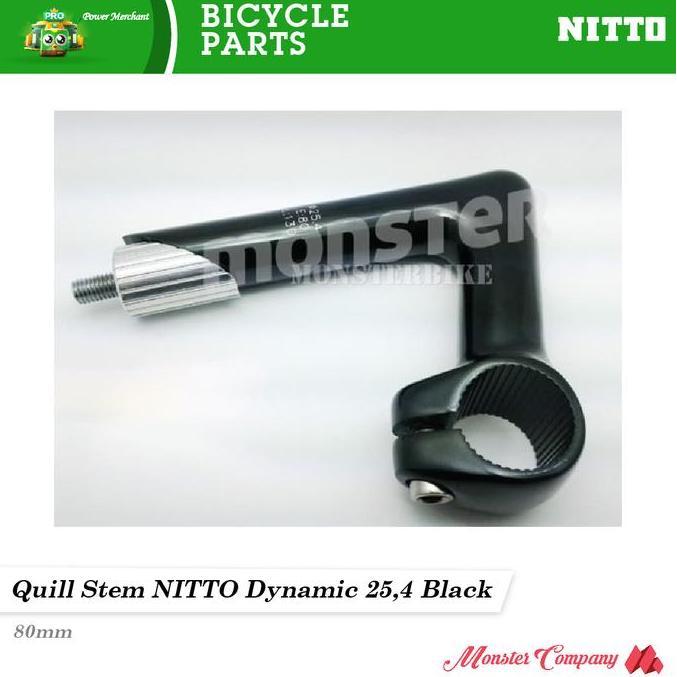 Promo Quill Stem NITTO Dynamic 25,4 80mm Black Diskon