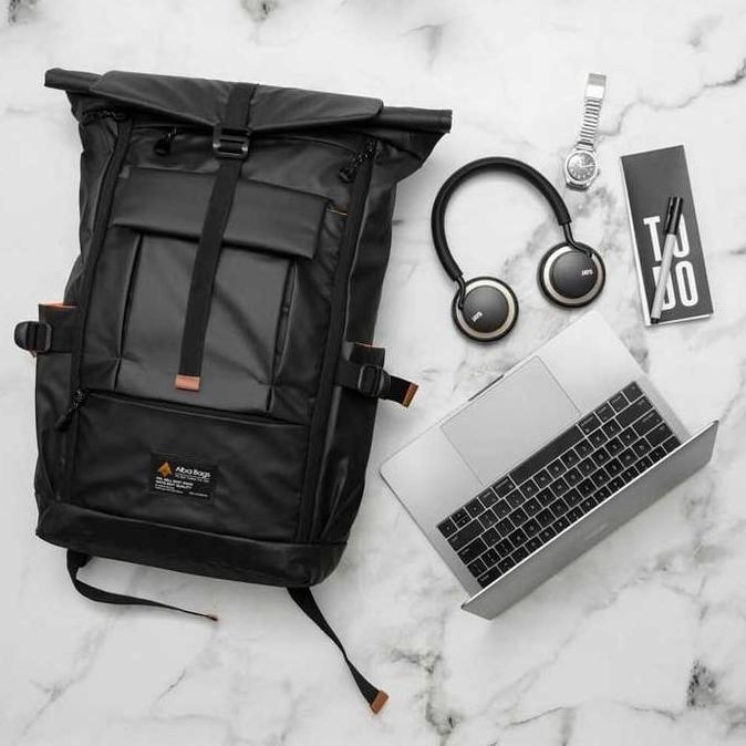 ALBA PROJECT - Backpack Vegas - Tas Ransel Laptop Kerja Sekolah Pria Wanita Waterproof Traveling Hik