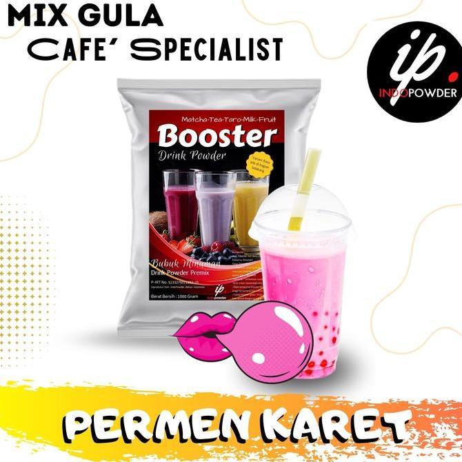 Indopowder - Bubuk Minuman ES PERMEN KARET 1kg Serbuk Untuk Cafe, Waralaba dan Usaha Minuman Kekinia