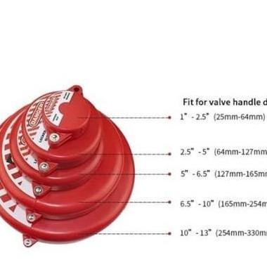 @@@@] Gate Valve Lockout 2.5-5inch 1pc