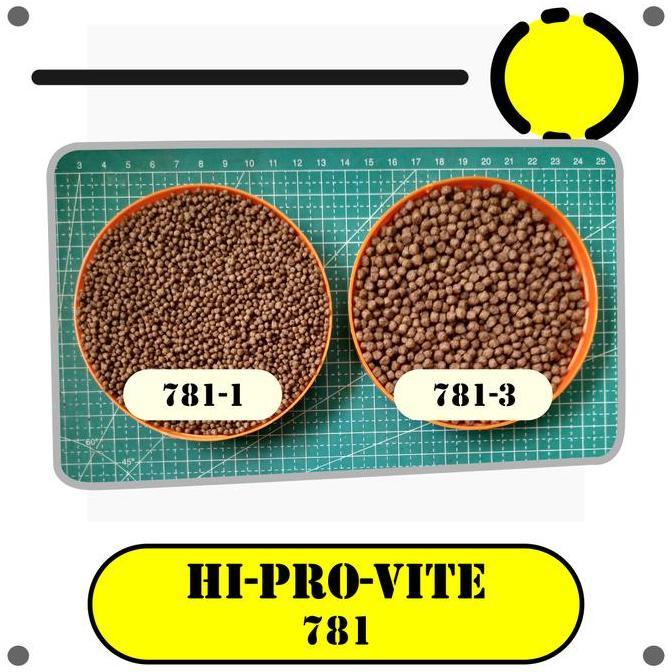 HI-PRO-VITE 781 HI PRO VITE Pakan Pelet Ikan Lele Nila Gurame 781-1 781-2 781-3