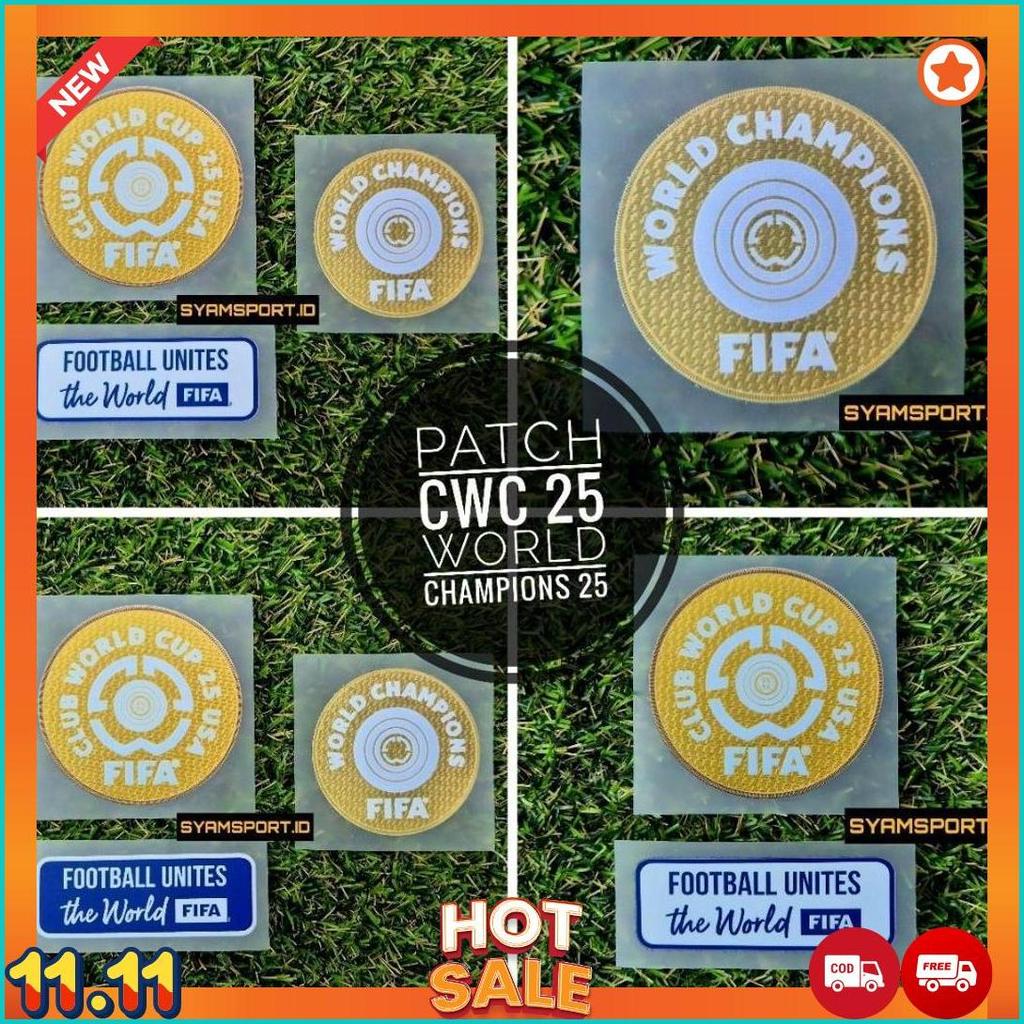 PAKET LENGKAP Patch Club World Cup 2025 + Champions World Club 2025 | Patch CWC 2025 | Patch Piala D