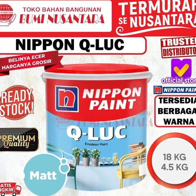 Kael- Nippon Paint Qluc 5Kg Cat Interior & Exterior Nippon Qluc Ukuran 5Kg Ll Paint