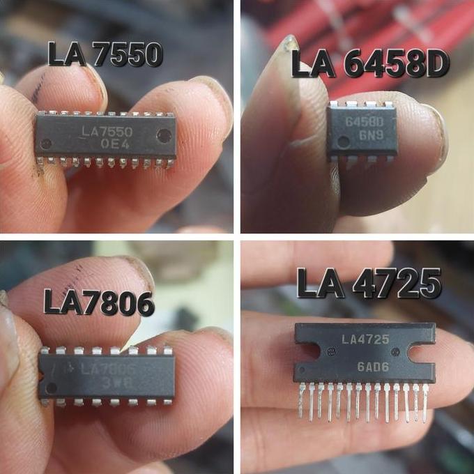 IC TV AUDIO LA4725 LA 4725 LA7806 LA 7806 LA6458 LA 6458 7550 LA7550