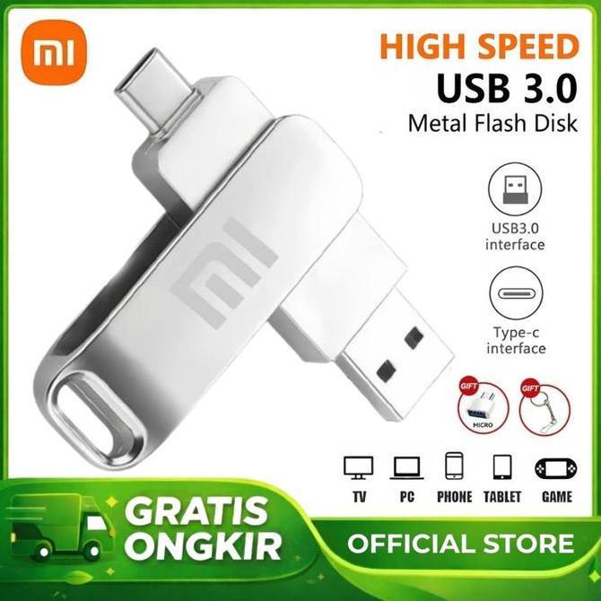 Xiaomi Flashdisk Type C OTG USB High Speed 1TB2TB | USB Flash Drive untuk HP Android & Komputer Peny