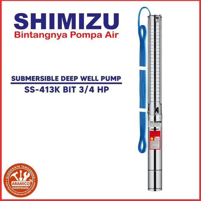 Pompa Submersible / Pompa Satelit Shimizu Ss-413 K Bit 3/4 Hp