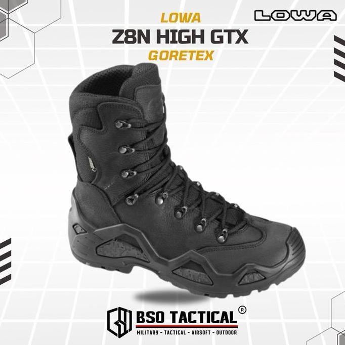 VIRALL SEPATU TACTICAL LOWA Z8N GTX GORETEX BLACK MILITARY BOOTS ORIGINAL ''