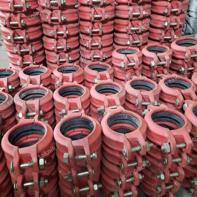 [TERBARU] COUPLING GROOVED PIPE JOINT.CLAMP COUPLING PIPA 5"