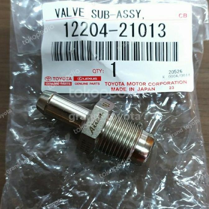 Valve Tutup Klep Pcv Valve Yaris Vios Limo New Vios Allnew Vios Original 12204-21013