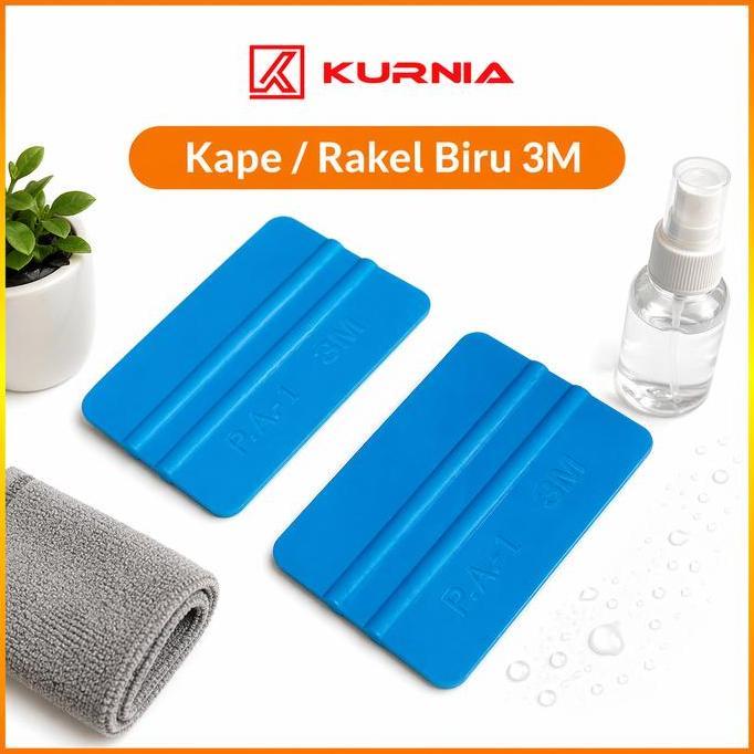 Gogo- 3M Rakel Kape Biru Pa1 Alat Bantu Pasang Stiker & Kaca Film Mobil