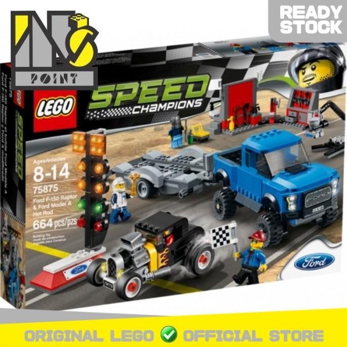 Promo LEGO 75875 -Speed Champions - Ford F-150 Raptor & Ford Model A Hot Rod Diskon