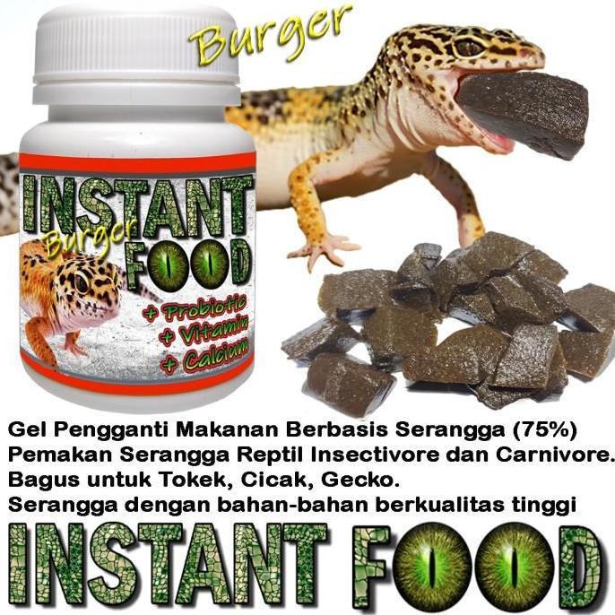Deepanim- Pakan Makanan Instan Leopard Gecko Tokek Reptile Pengganti Serangga