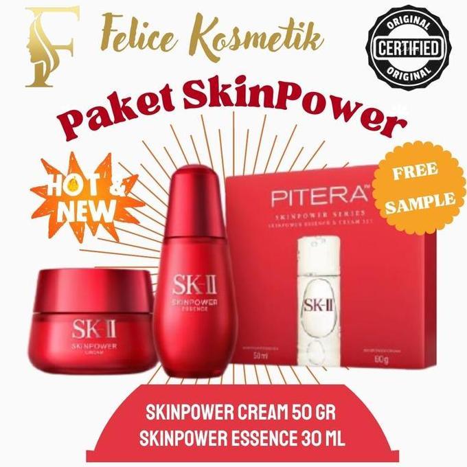 Sk-Ii Skii Sk Ii Paket Skinpower Cream 50 Skinpower Essence 30