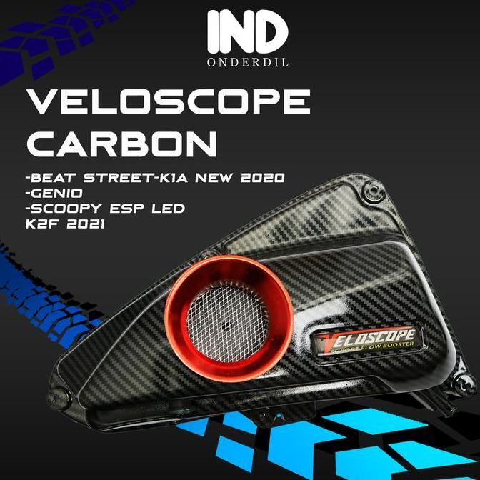 Tutup Box Filter Veloscope Carbon Beat Deluxe 2020/Genio/Scoopy 2021