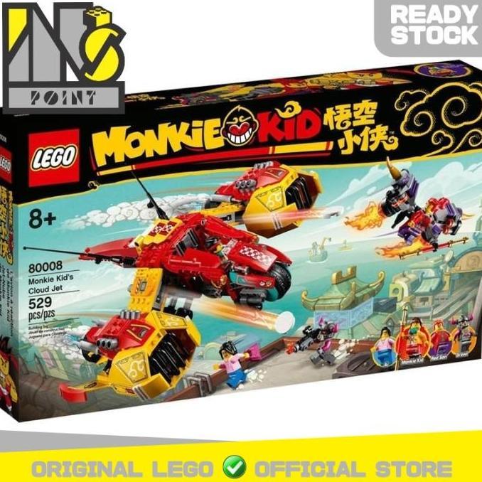 Promo LEGO 80008 - Monkie Kid - Monkie Kid's Cloud Jet Diskon