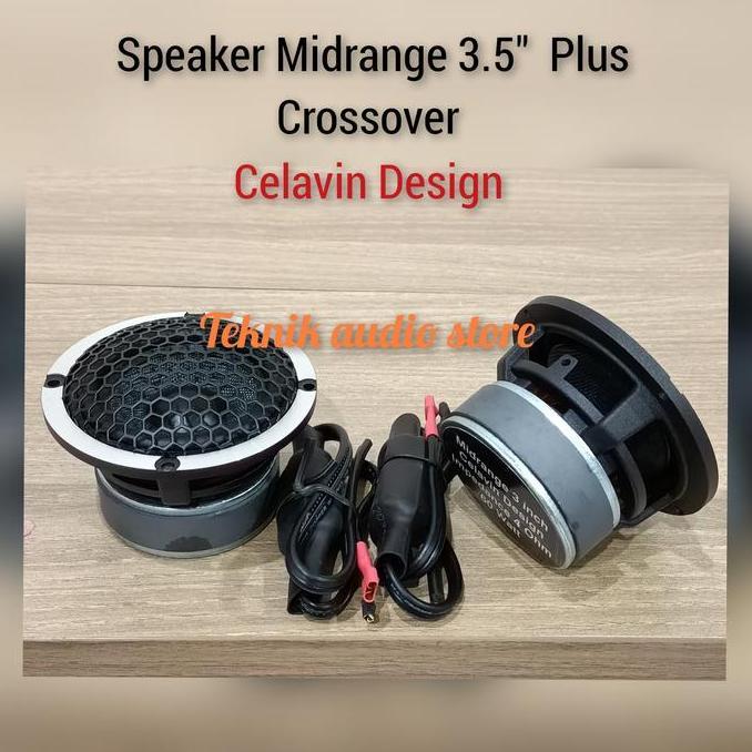 Speaker Midrange 3inch Celavin plus Crossover