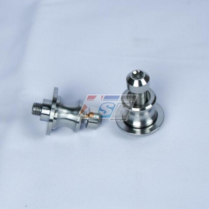 NEW Jalu Paddock Titanium ASR GR5 1 pasang segala motor ukuran M8 dan M10 ZX25R Ninja ER6N Z800 Z900