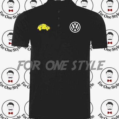 DS344 - POLO SHIRT VW HERBIE - Poloshirt Mobil VW Herbie - Kaos VW Herbi