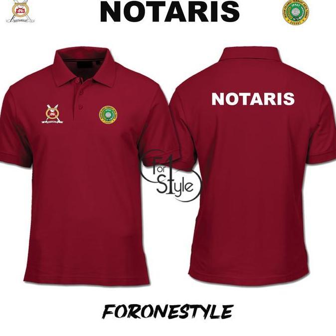 DA38 - POLOSHIRT NOTARIS - POLO NOTARIS - KAOS BERKERAH NOTARIS