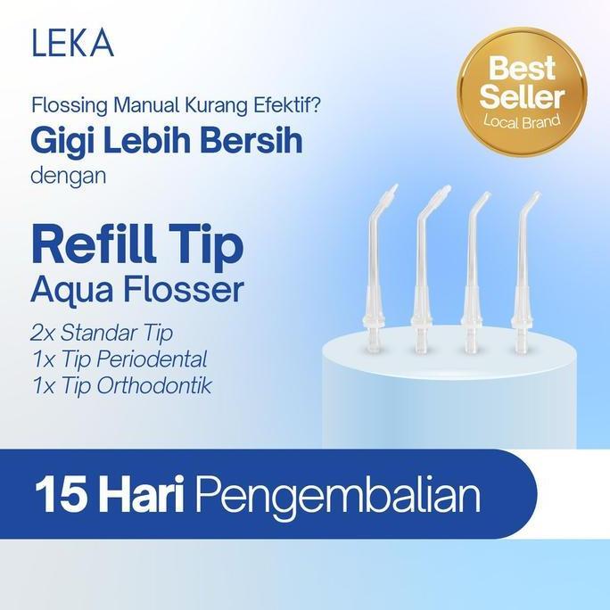 LEKA - OC556 Aqua Flosser Tip - Refill Travel