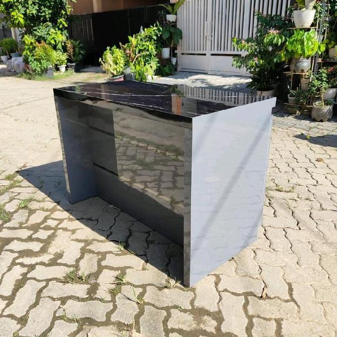 Meja island top granit tile / meja kompor / kitchenset dapur / lemari dapur LM