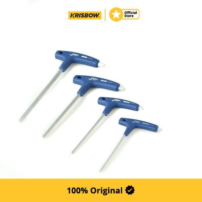 KRISBOW JETECH SET KUNCI L TIPE T ALLEN WRENCH HANDLE MEKANIK SEPEDA FURNITURE ORIGINAL DAN TERPERCA