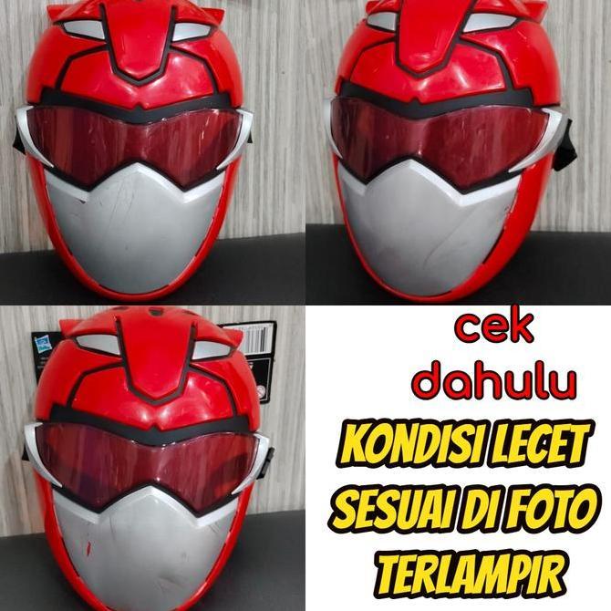 Power Rangers Beast RED RANGER MASK hasbro power ranger Diskon