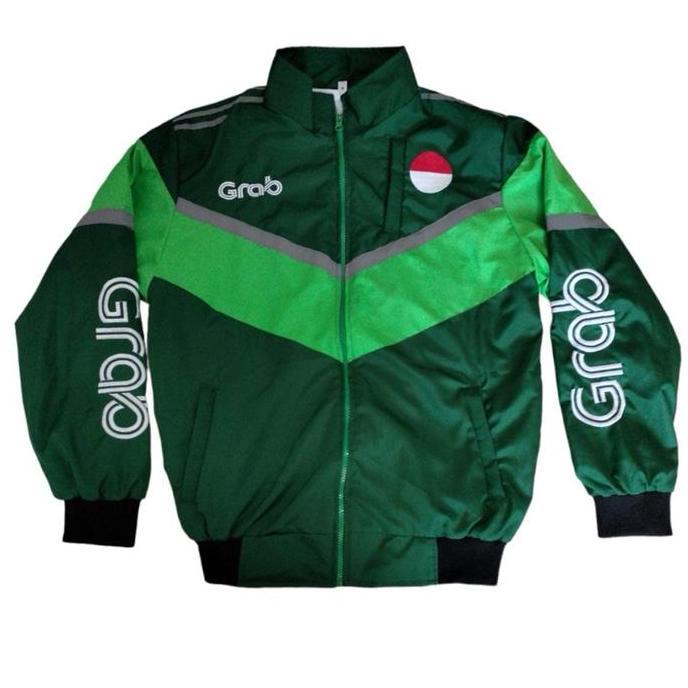 DISKON Jaket Driver Grab Thailand Model Terbaru Full Bordil DISKON