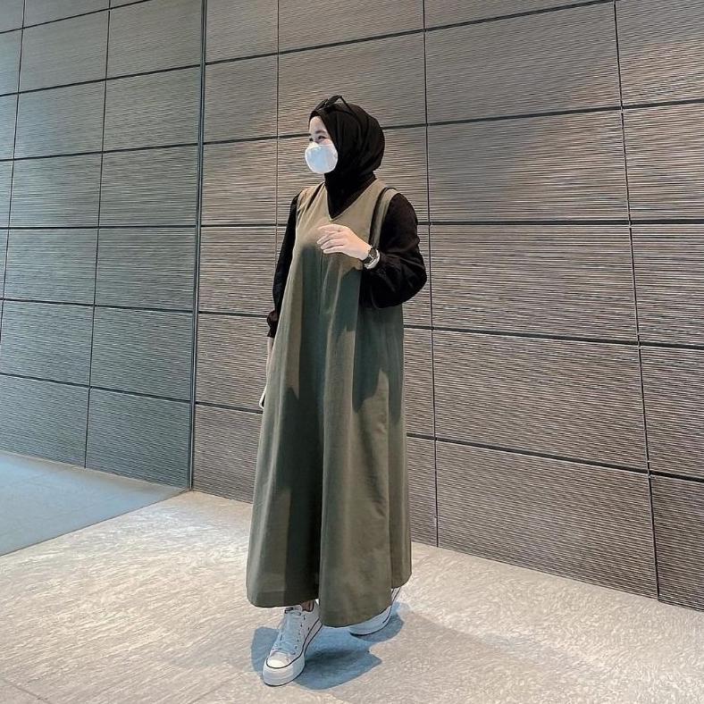 Overall Fashion Muslim Remaja Outfit Kekinian