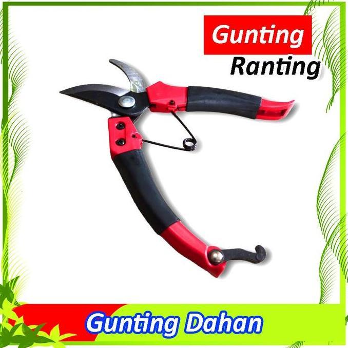 GUNTING DAHAN RANTING RUMPUT POHON / GUNTING RANTING PRUNING SHEAR / GUNTING TAMAN TAJAM KUALITAS TE