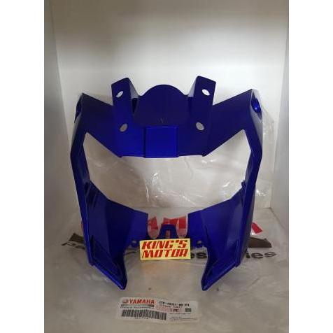 BODY COWLING, BATOK LAMPU DEPAN VIXION NEW (NVA) BIRU ASLI YAMAHA