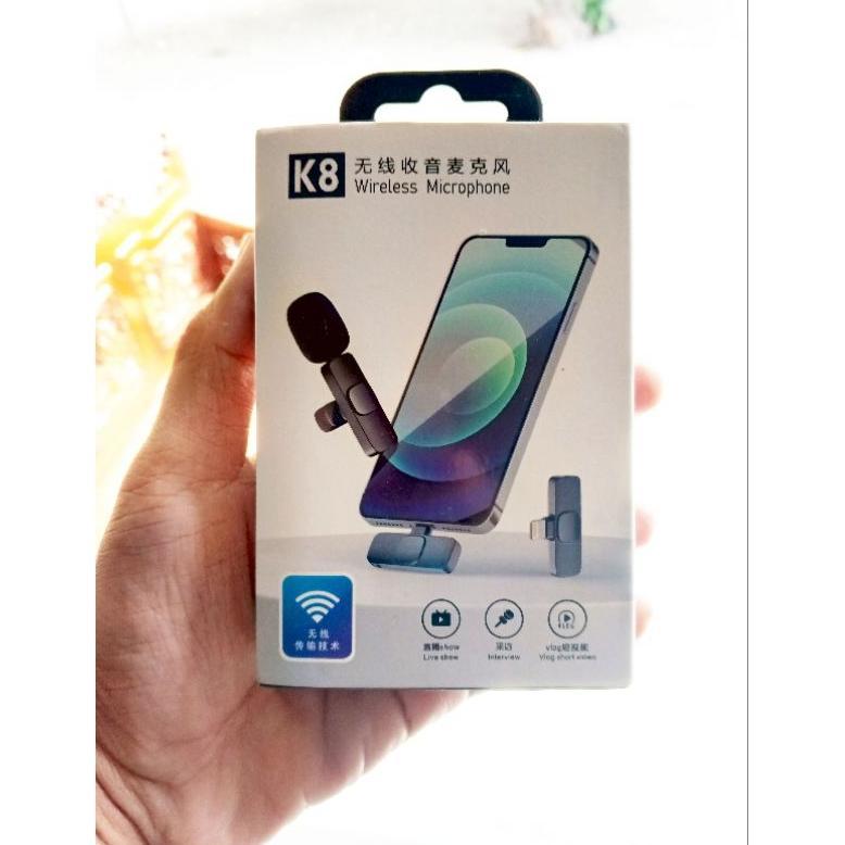 Promo Wireless Lavalier Microphone Vlogger Soket Lightning