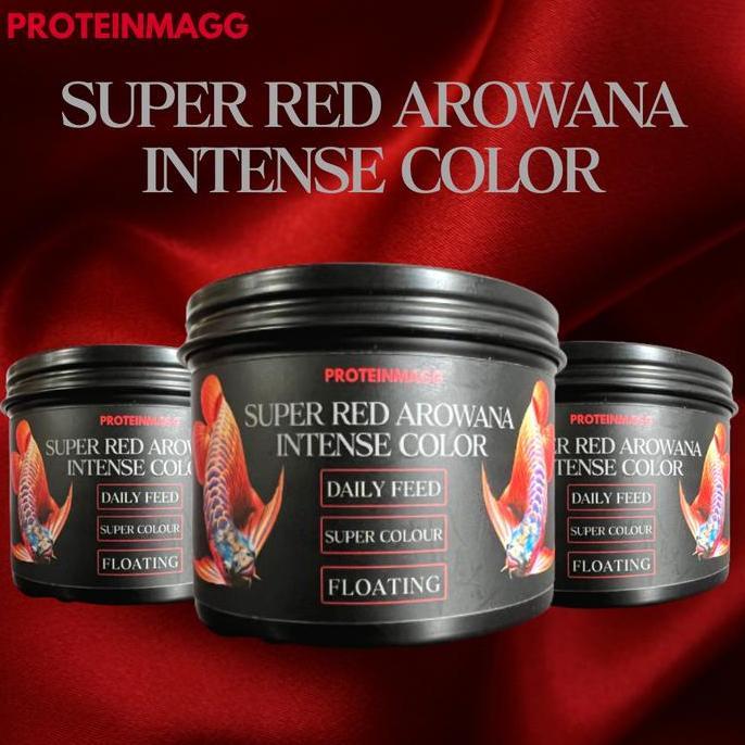 SUPER RED AROWANA INTENSE COLOR PELET AROWANA SUPER RED 100 GR