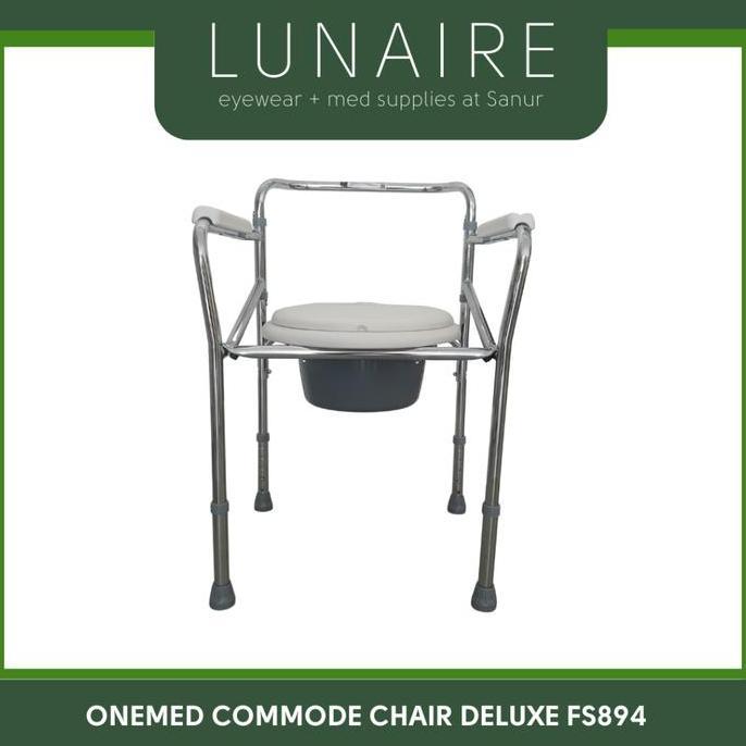 ONEMED Kursi BAB Tanpa Roda Commode Chair Deluxe FS894/ Commode Chair FS810 Diskon