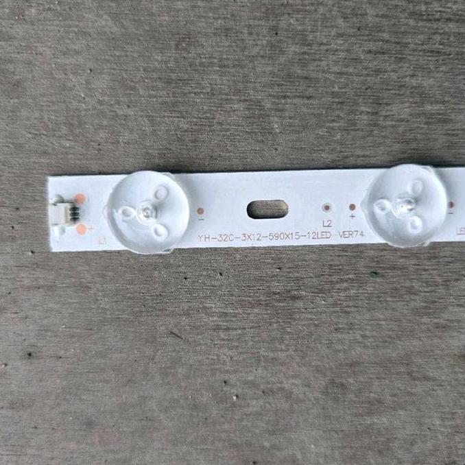 LINEAR ( 12LED  32" LAMPU  BACKLIGHT BL BL TV 32 INCH  LCD 3V ) TOSHIBA LAMPU  BL STRIP LAMPU BACKLI